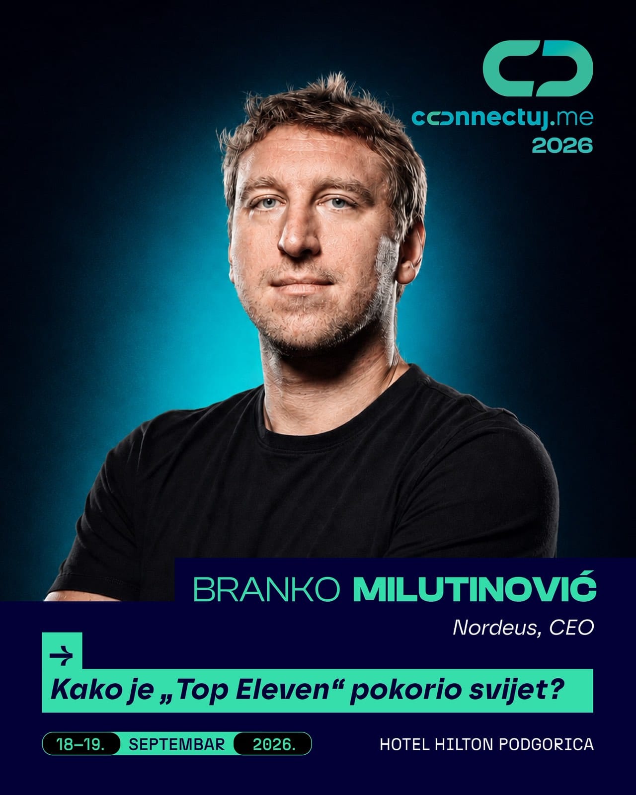 Branko Milutinović — govornik na Connectuj.me konferenciji