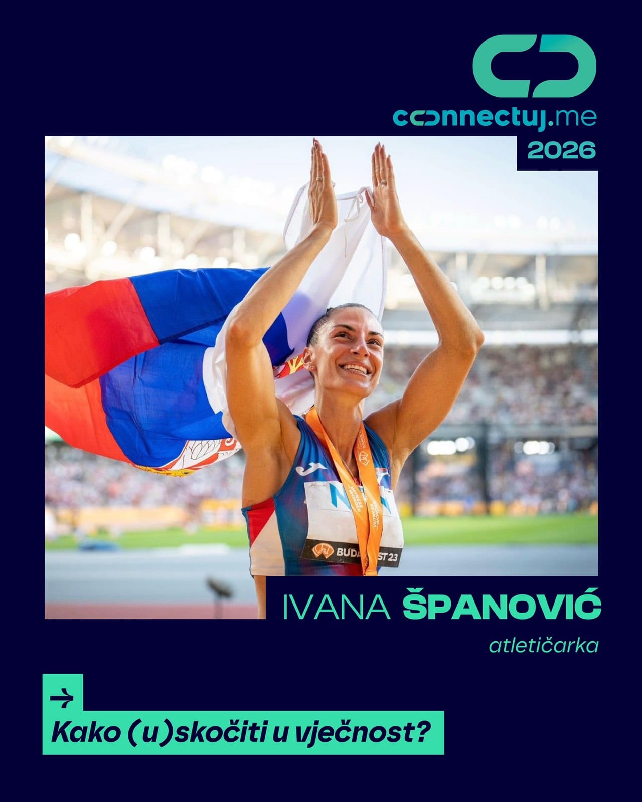 Ivana Španović — govornik na Connectuj.me konferenciji