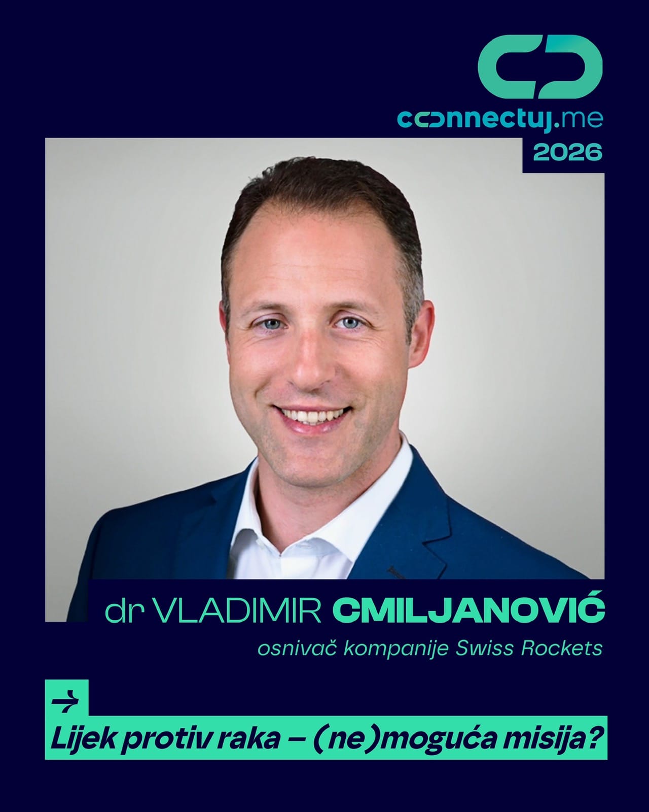 dr Vladimir Cmiljanović — govornik na Connectuj.me konferenciji